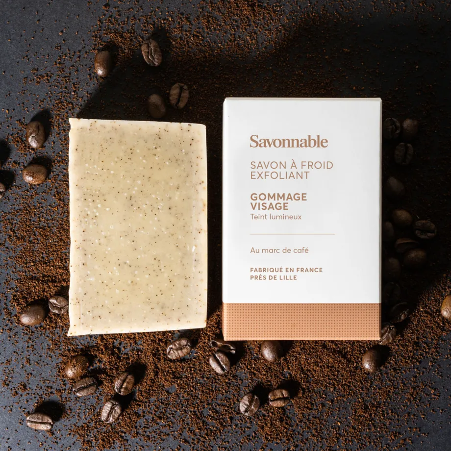 Savon exfoliant <span>gommage visage</span> saponifié à froid