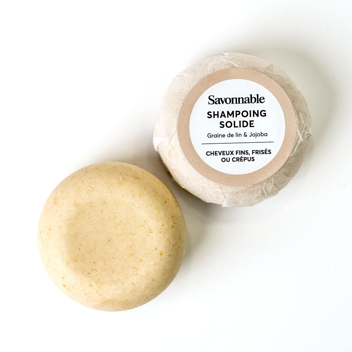 Shampoing solide <span>cheveux  Fins, Frisés, Crépus</span> saponifié à froid