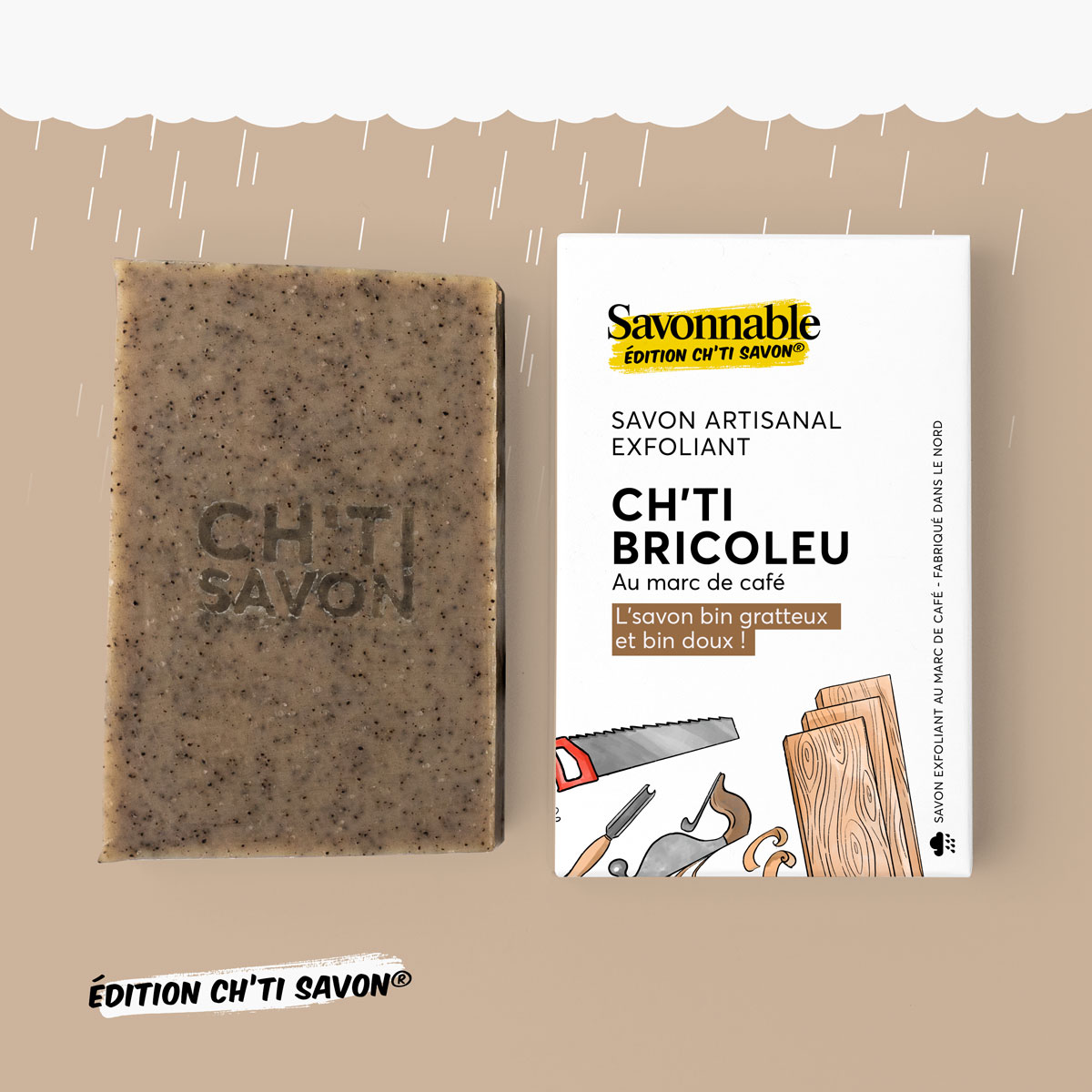 Édition Ch’ti Savon® <br><span>Ch’ti Bricoleu</span> saponifié à froid