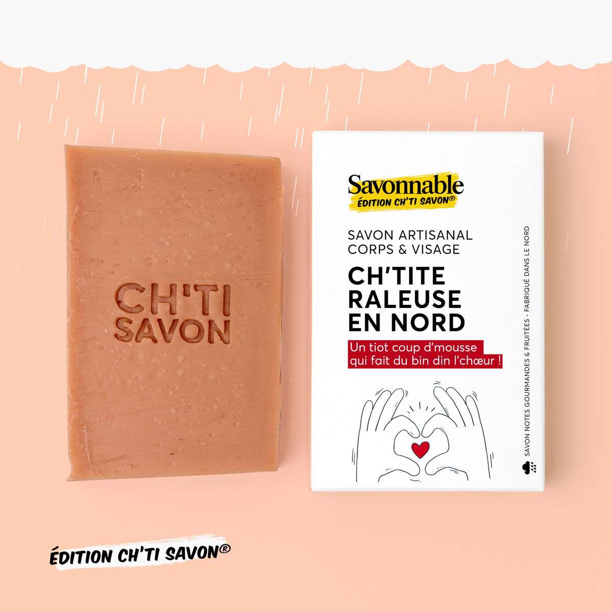 Édition Ch’ti Savon®<br><span> Ch’tite Raleuse en Nord</span> saponifié à froid