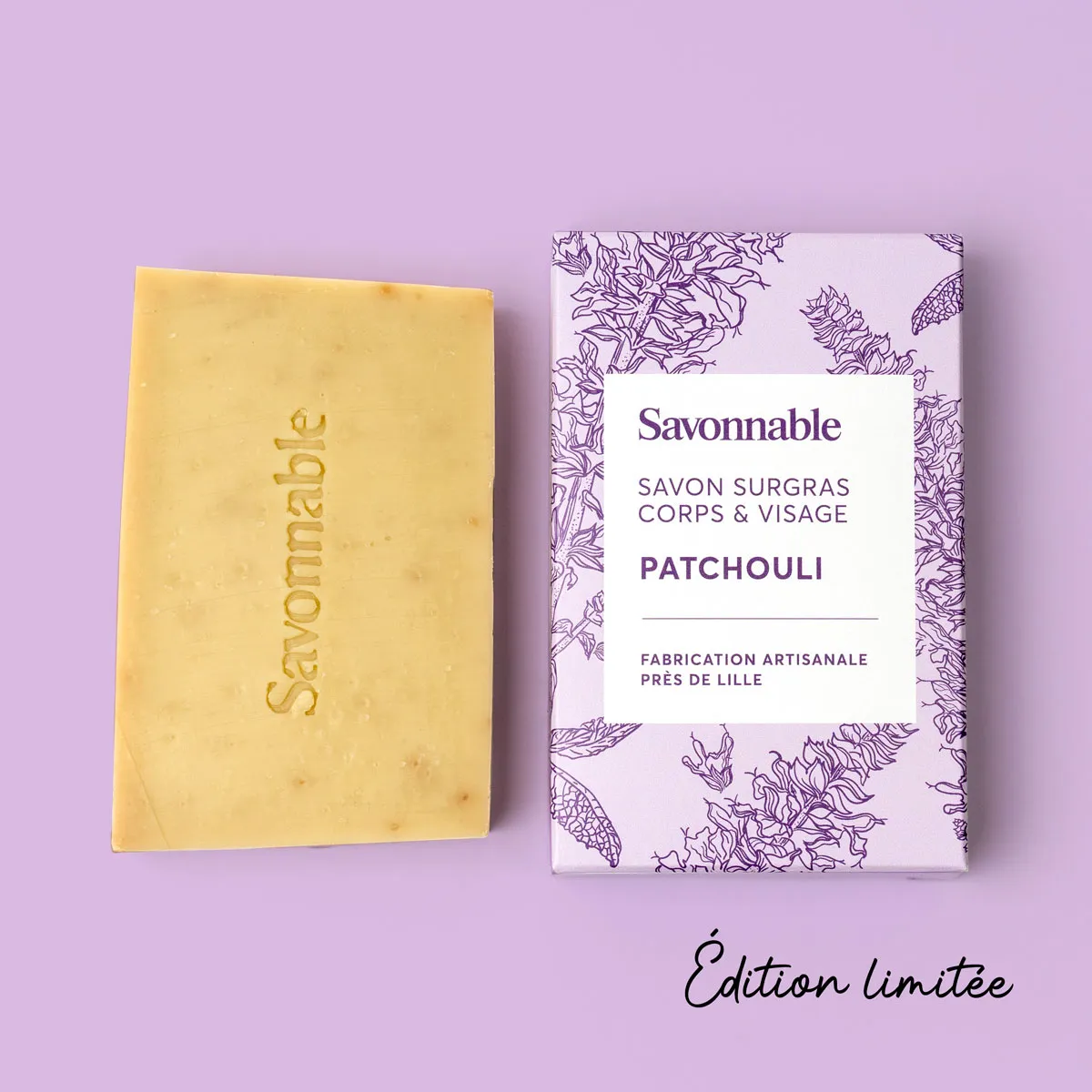 Édition limitée <br><span>Patchouli</span> saponifié à froid