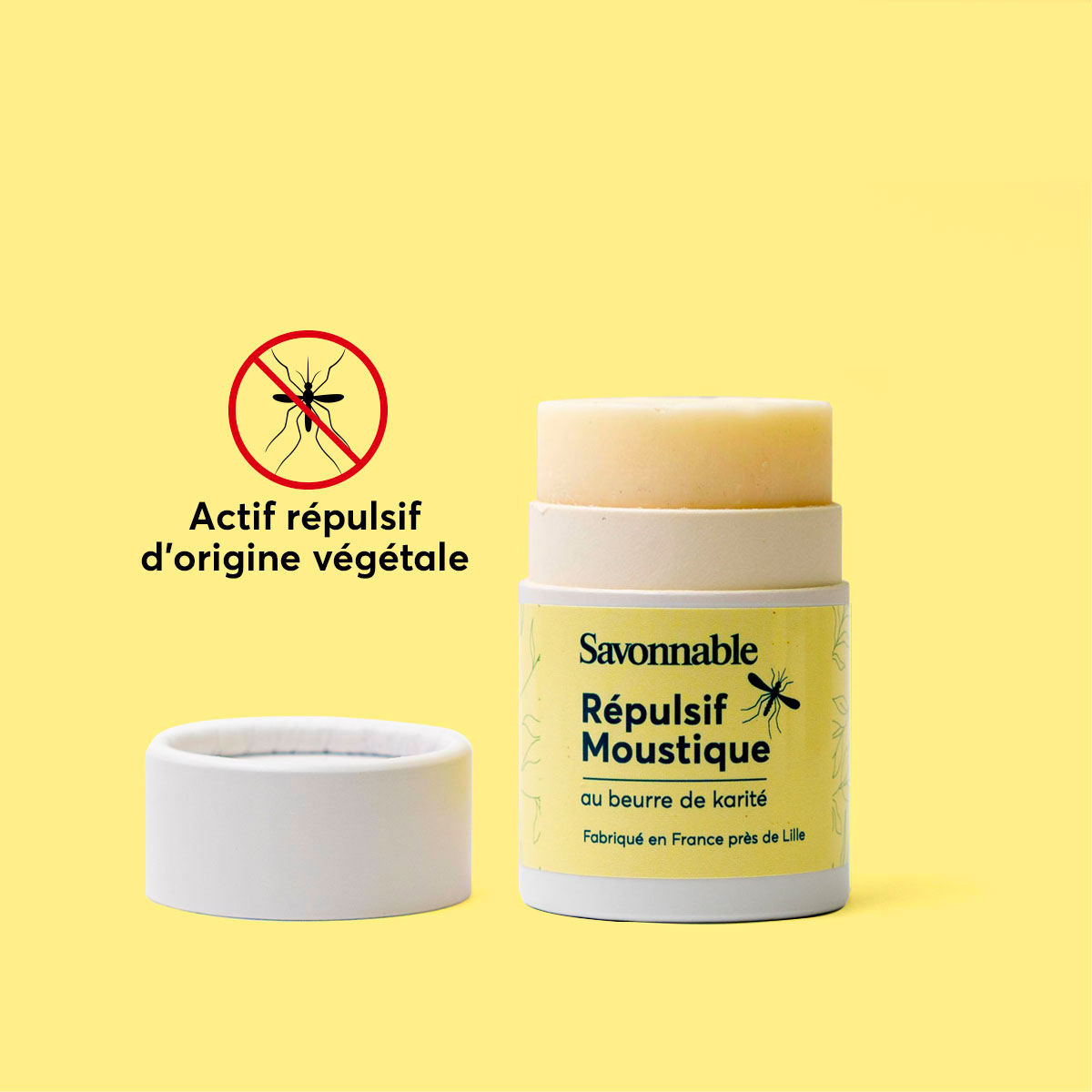 Répulsif <span>Anti-moustique solide - 45g</span> - Fabriqué en France