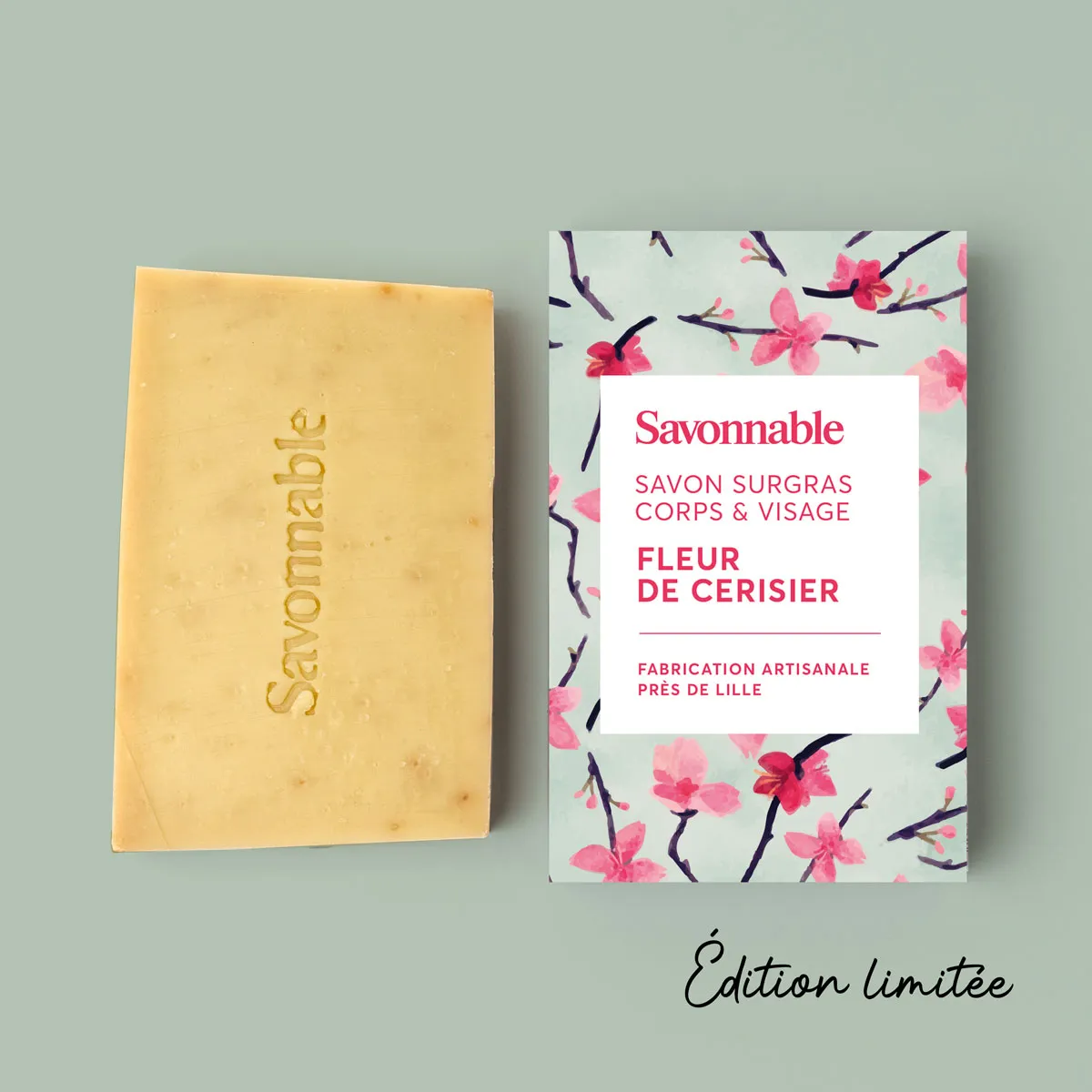 Édition limitée <br><span>Fleur de cerisier</span> saponifié à froid