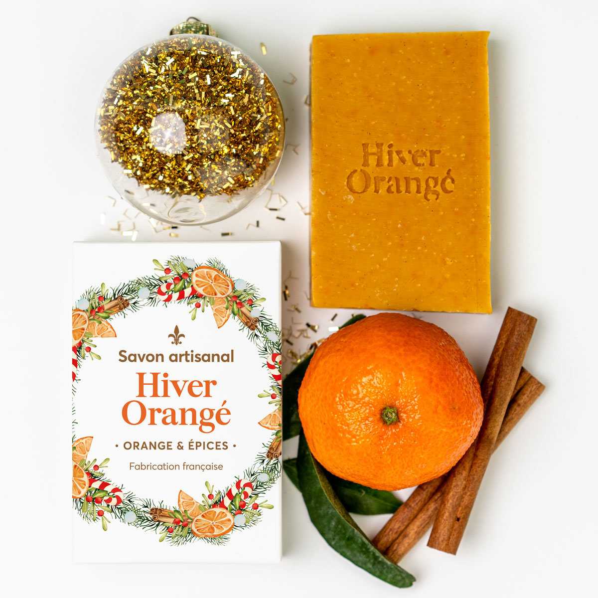 Édition limitée <br><span>Hiver Orangé</span> saponifié à froid
