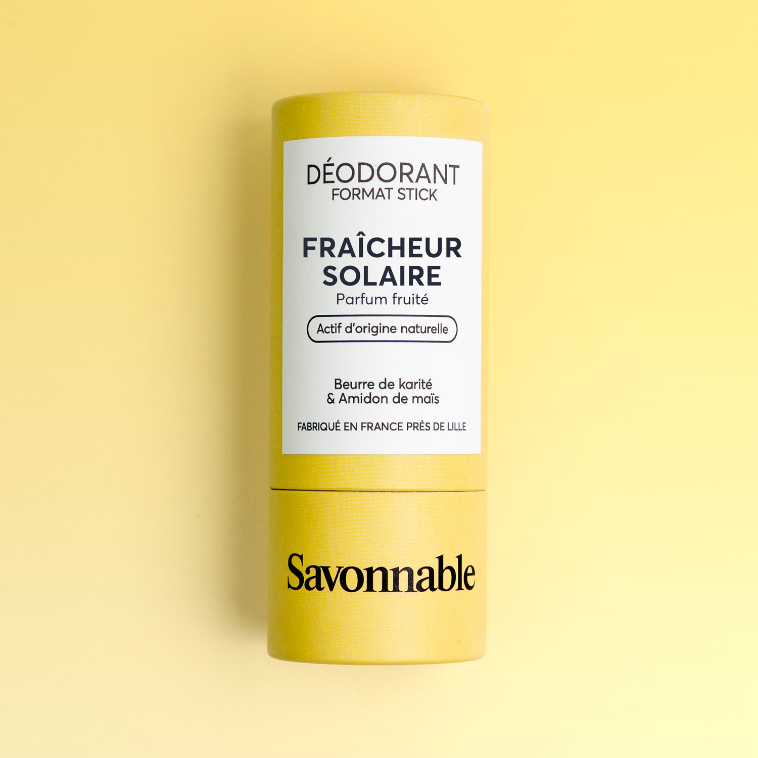 Déodorant Stick <span>Fraîcheur solaire</span> - Fabriqué en France