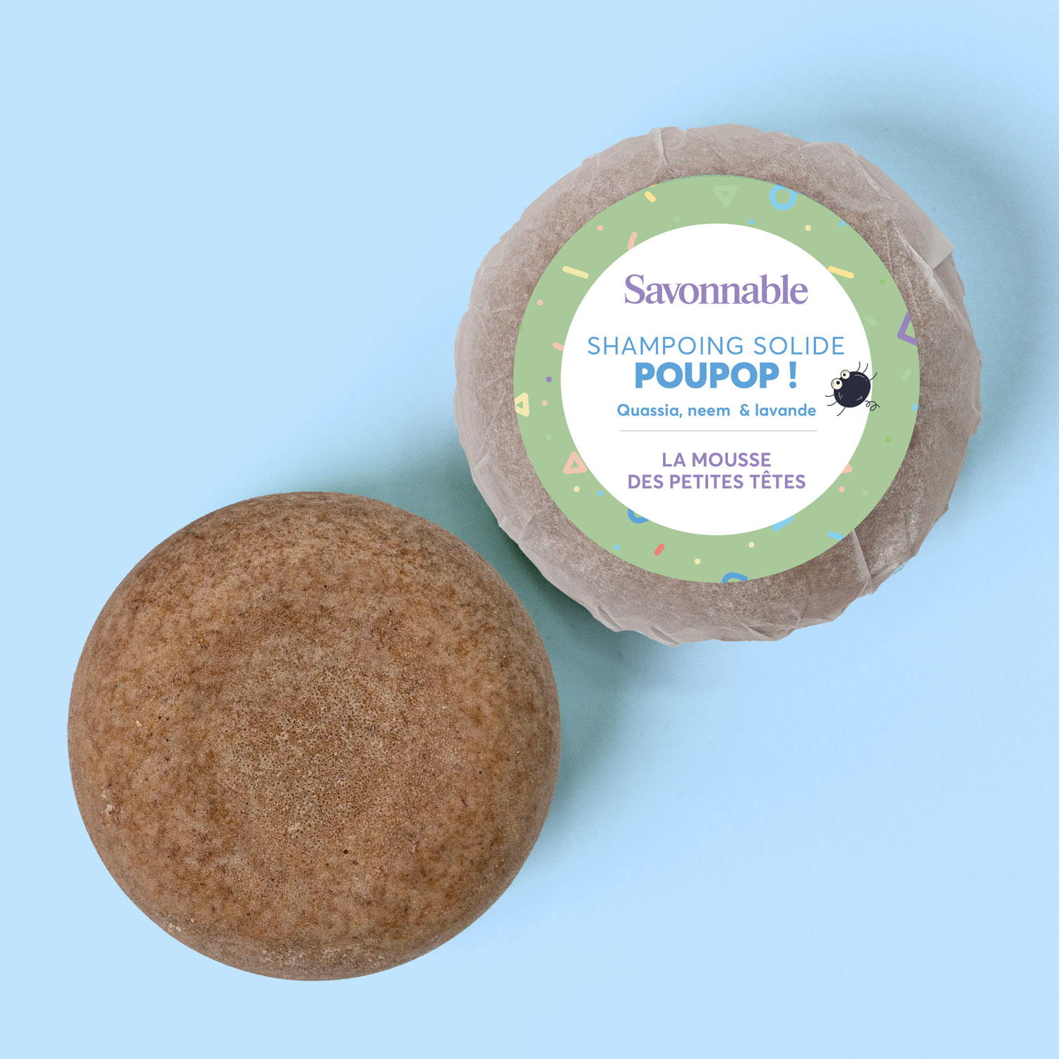Shampoing solide <span>Enfant Poupop !</span> - Fabriqué en France